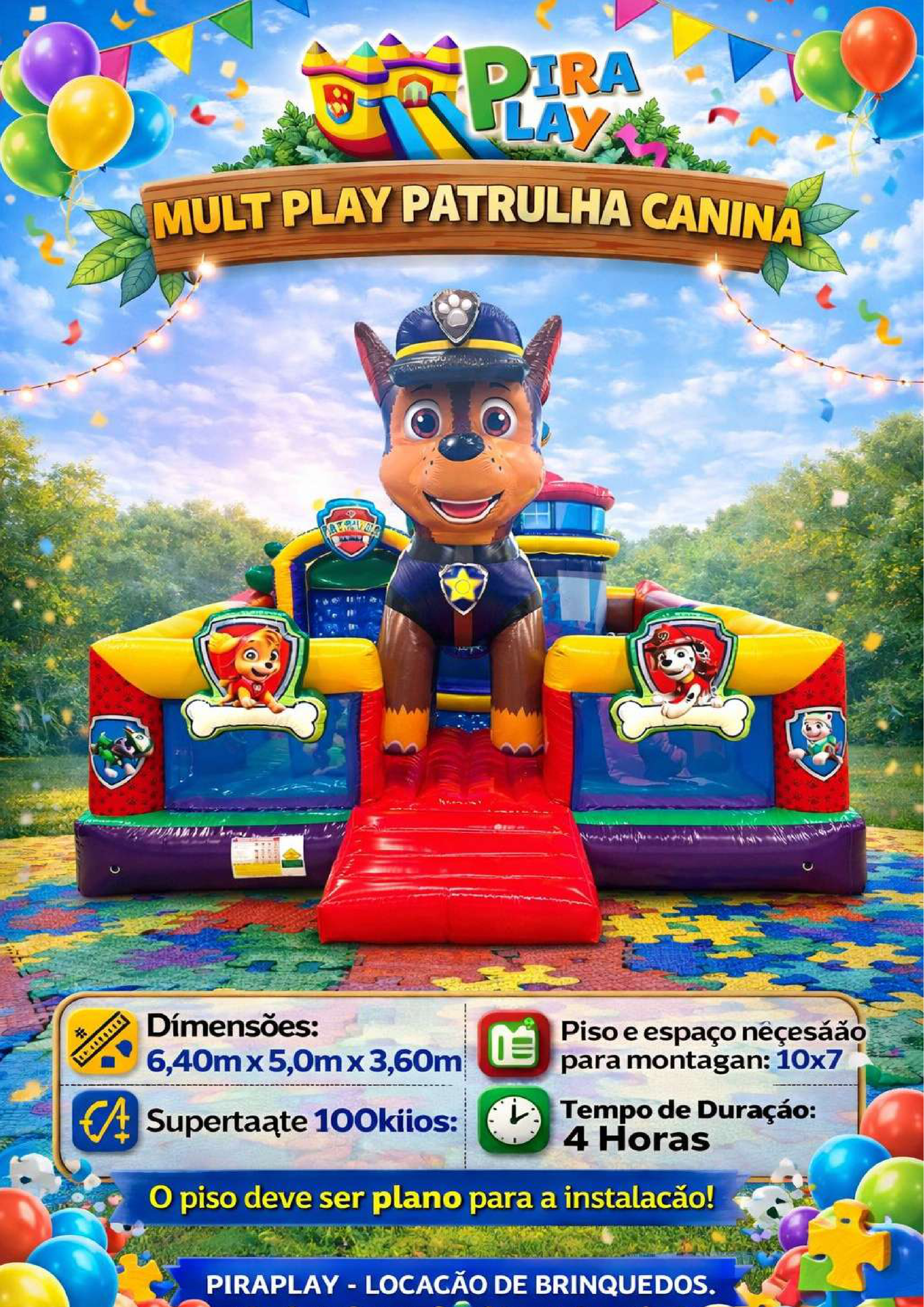 Mult Play Patrulha Canina