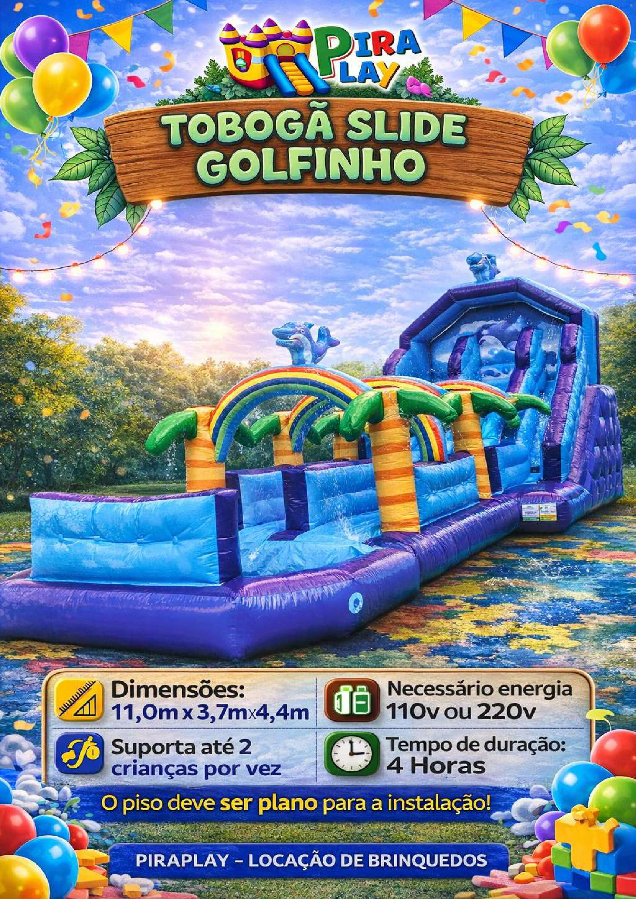 Tobogã Slide Golfinho