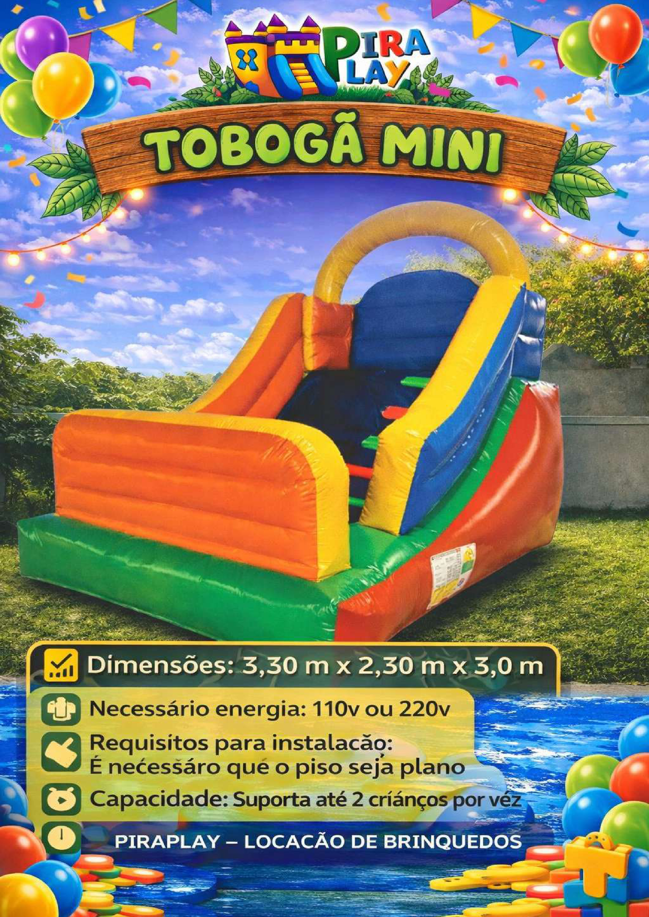 Tobogã Mini Premium