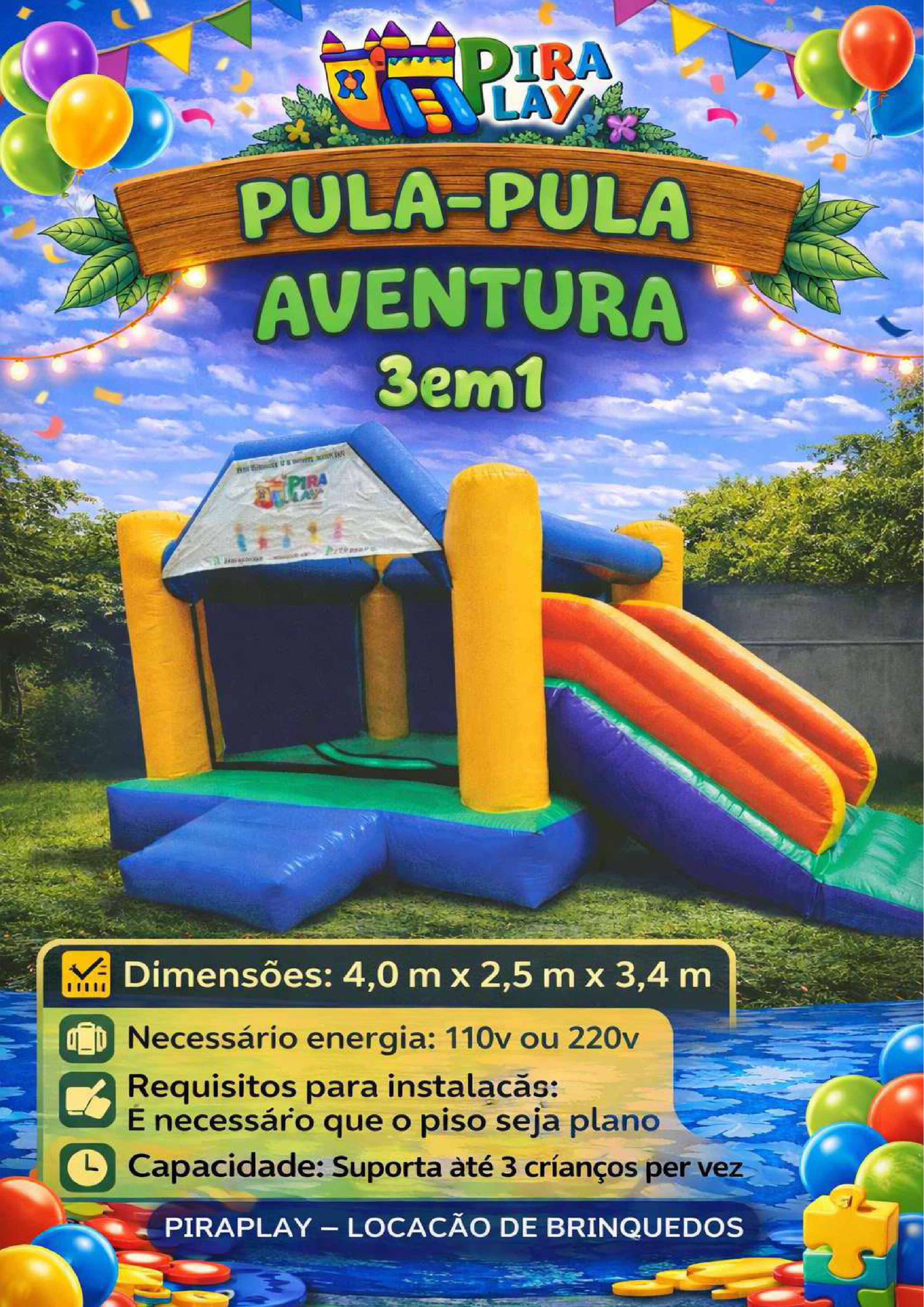 Pula-Pula Aventura 3em1