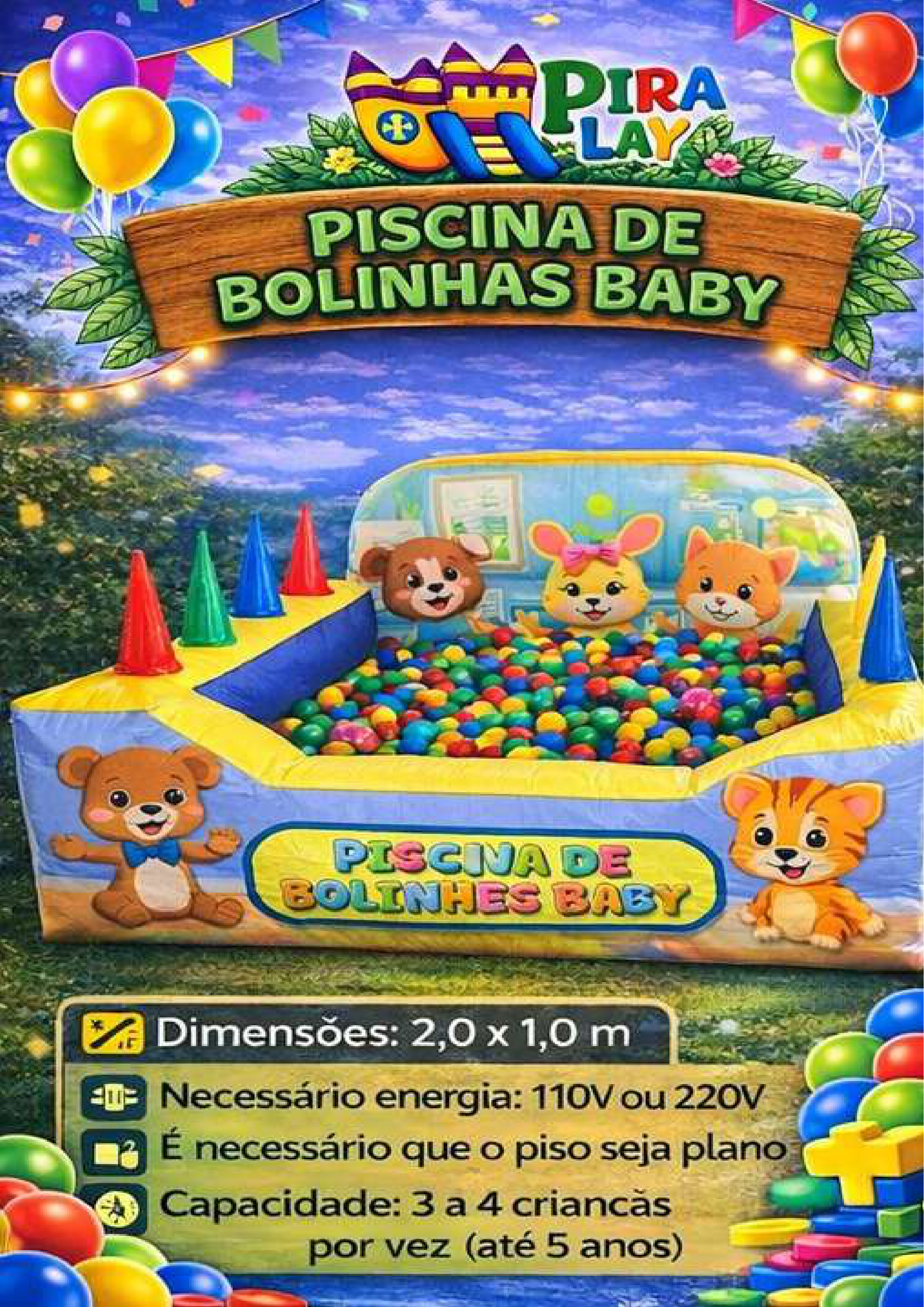 Piscina de Bolinhas Baby