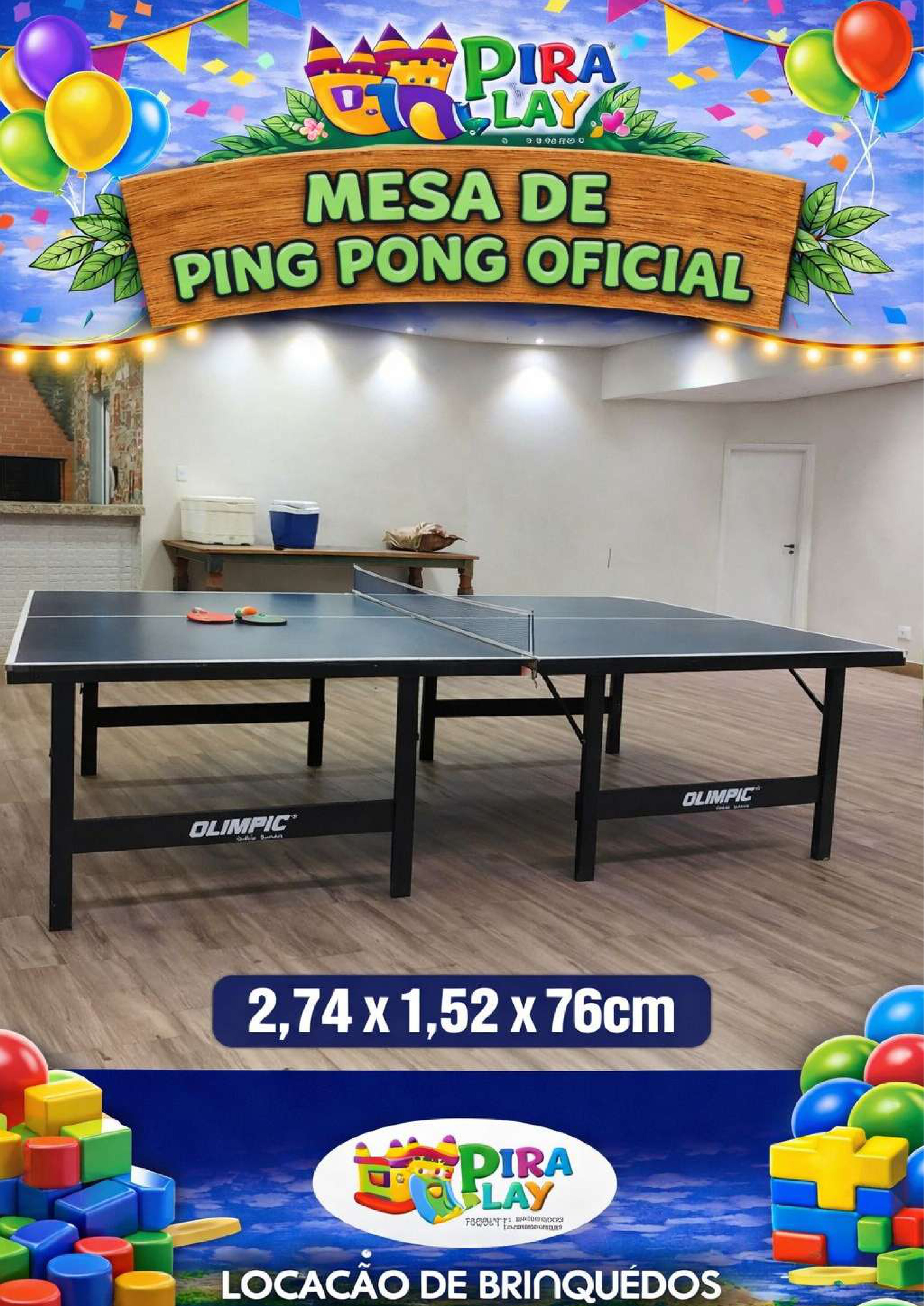 Mesa de Ping Pong Oficial